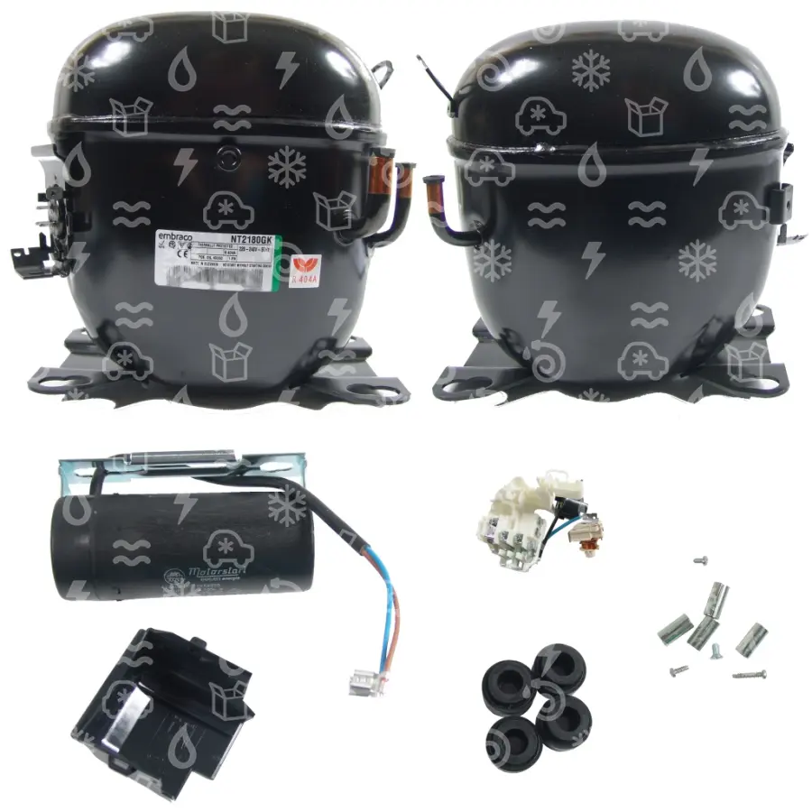 kompresor EMBRACO NT2180GK, LBP - R404A, R507, 220 - 240 V, 50Hz